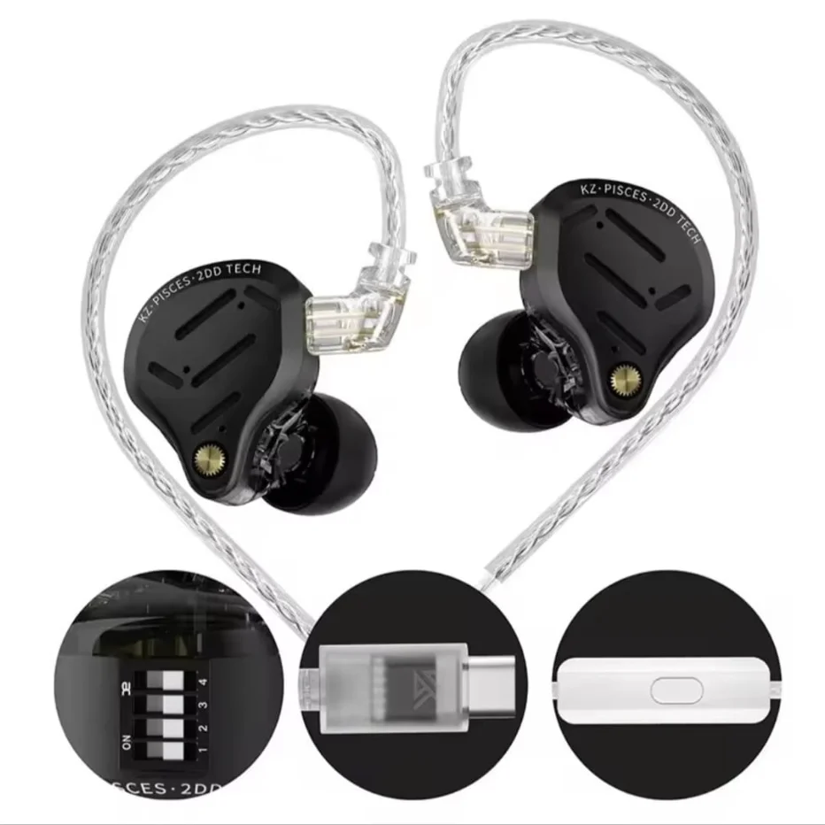 Auriculares KZ Pisces 2DD